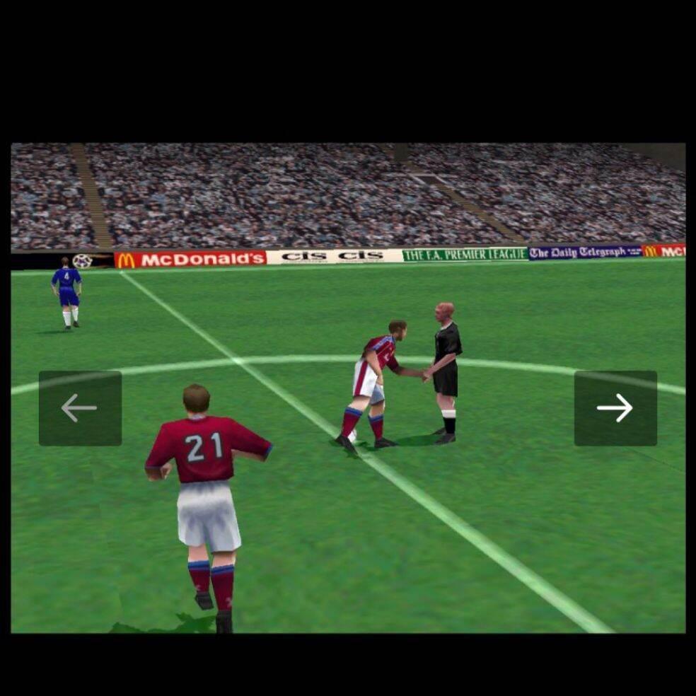 Game ps1 football manager 2001