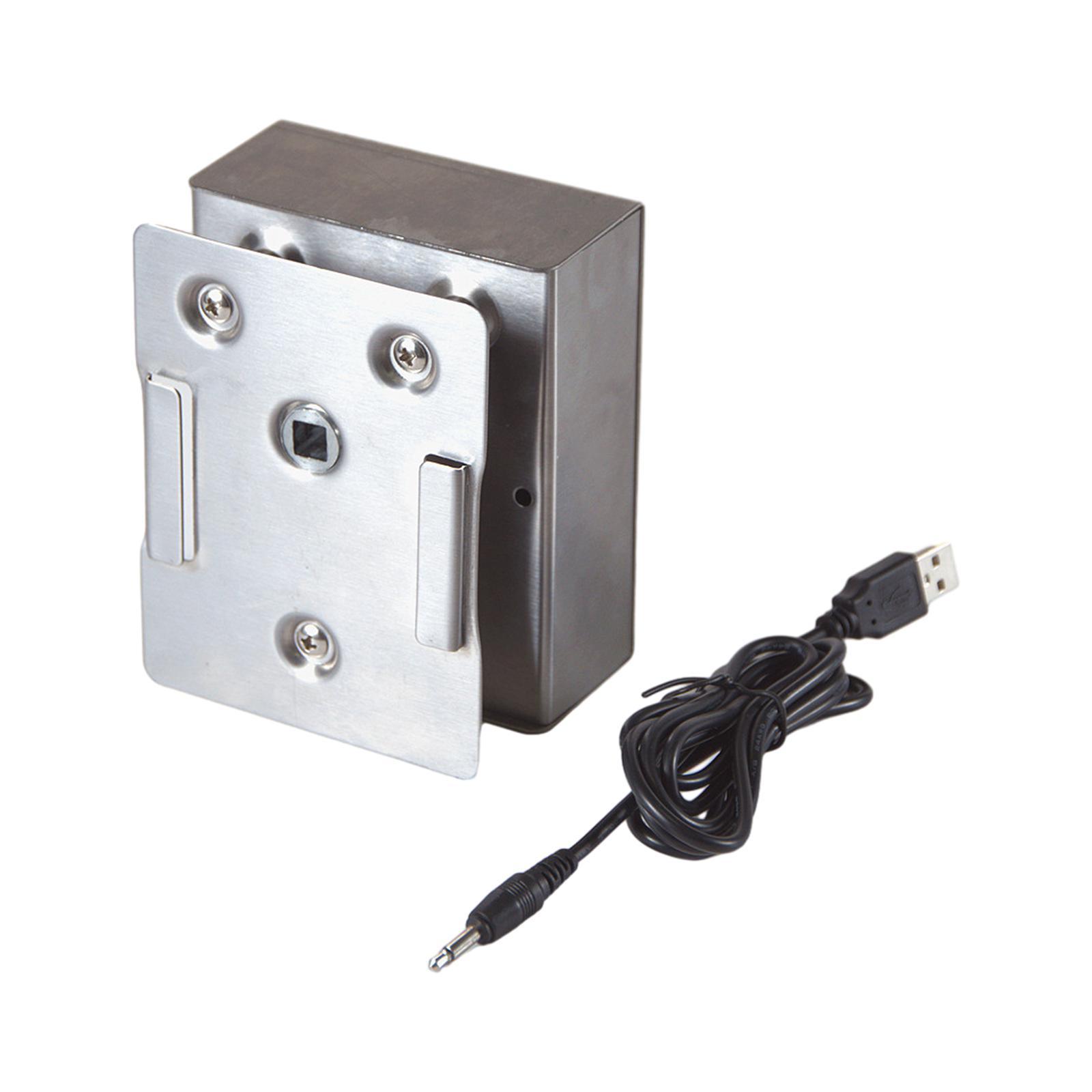 Barbecue Motor 2.5 RPM with USB Wire Electric BBQ Motor for Grilling Camping