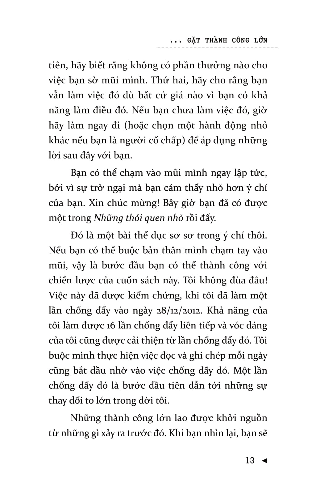Sách Gieo Thói Quen Nhỏ, Gặt Thành Công Lớn