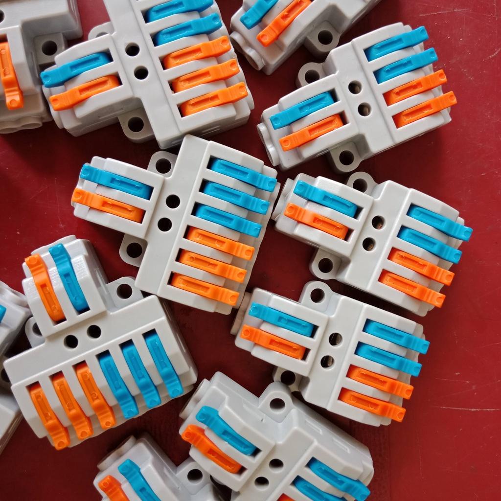 Combo 5 cút nối dây điện KV774 không cần kìm bấm, loại 2 ra 4 và loại 2 ra 6