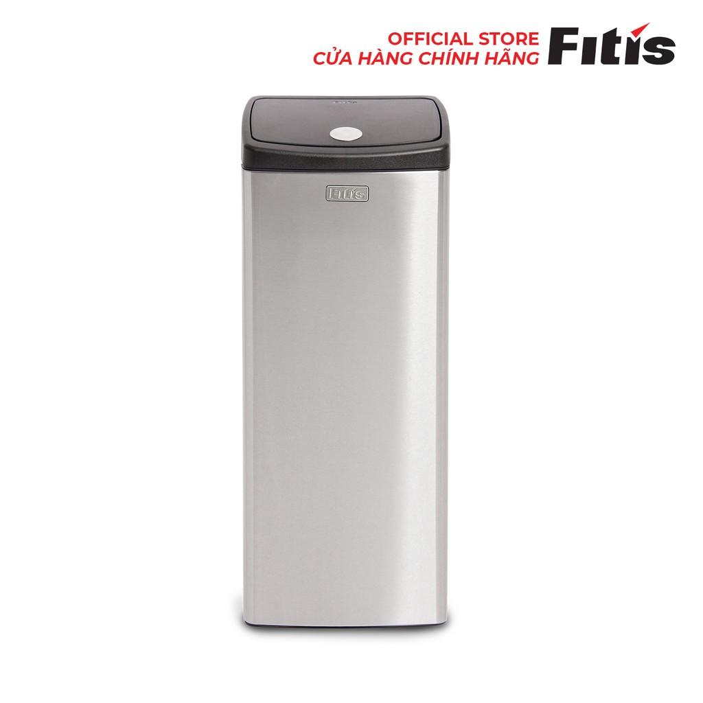 THÙNG RÁC INOX FITIS NHẤN VUÔNG STL1-901 - 22L