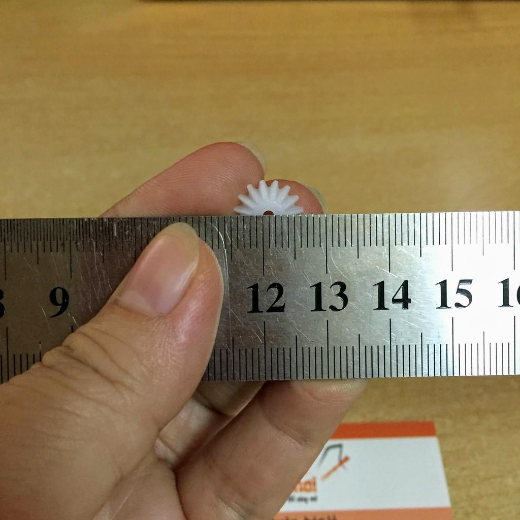 Bộ 10 cái bánh răng côn 16 răng lỗ trục 1.95mm