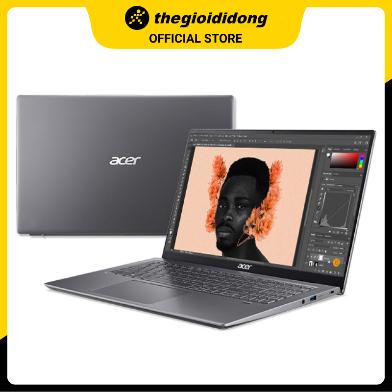 Laptop Acer Swift X SFX16 51G 516Q i5 11320H/16GB/512GB/4GB RTX3050/16.1&quot;F/Win11/(NX.AYKSV.002)/Xám - Hàng chính hãng