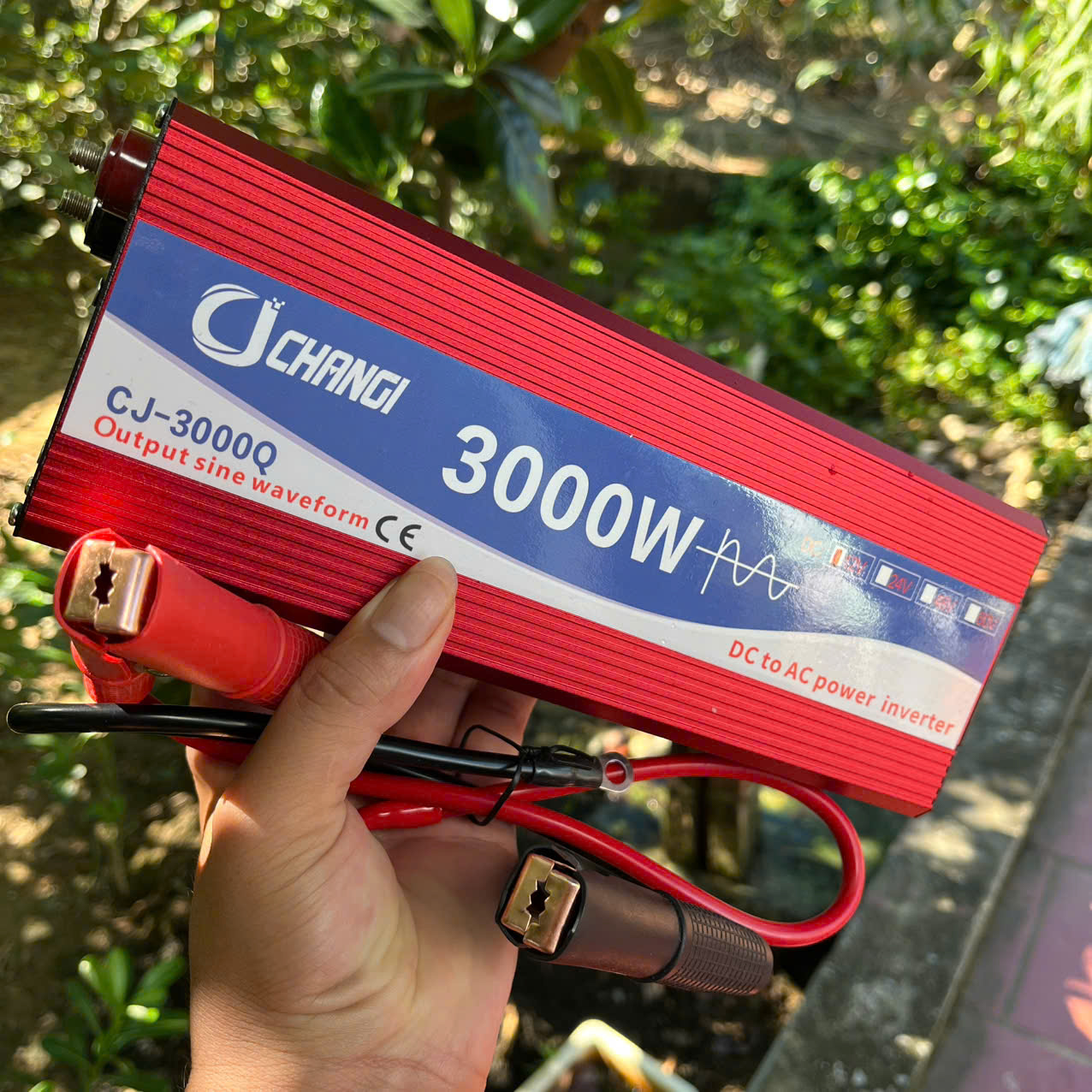 Bộ Kích Điện Inverter 12V-220V 3000W Sóng Sin Chuẩn – Chạy Ổn Định, Siêu Bền ,Loại Xịn Cao Cấp, đèn trang trí