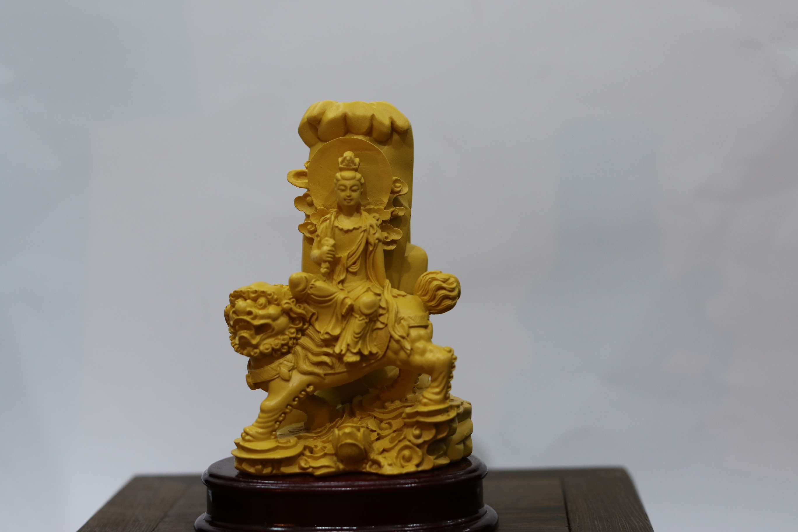 Tượng Đức Phổ Hiền và Văn Thù Bồ Tát -Mẫu 01