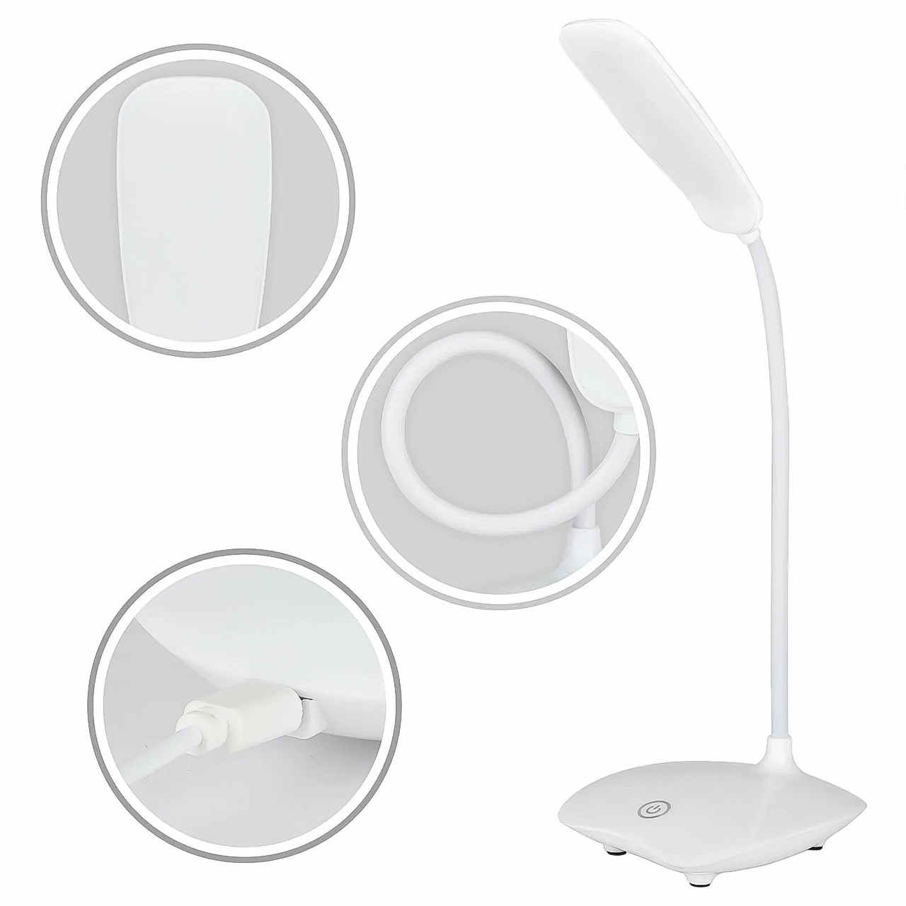 Đèn học đèn để bàn mini tiện lợi có thể uốn cong đèn led đọc sách làm việc chống cận thị - hàng chính hãng Vinetteam