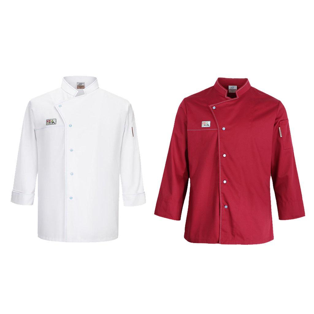 Chef Jackets Long Sleeves Coat Chef Uniforms Hotels Restaurants Work Apparel