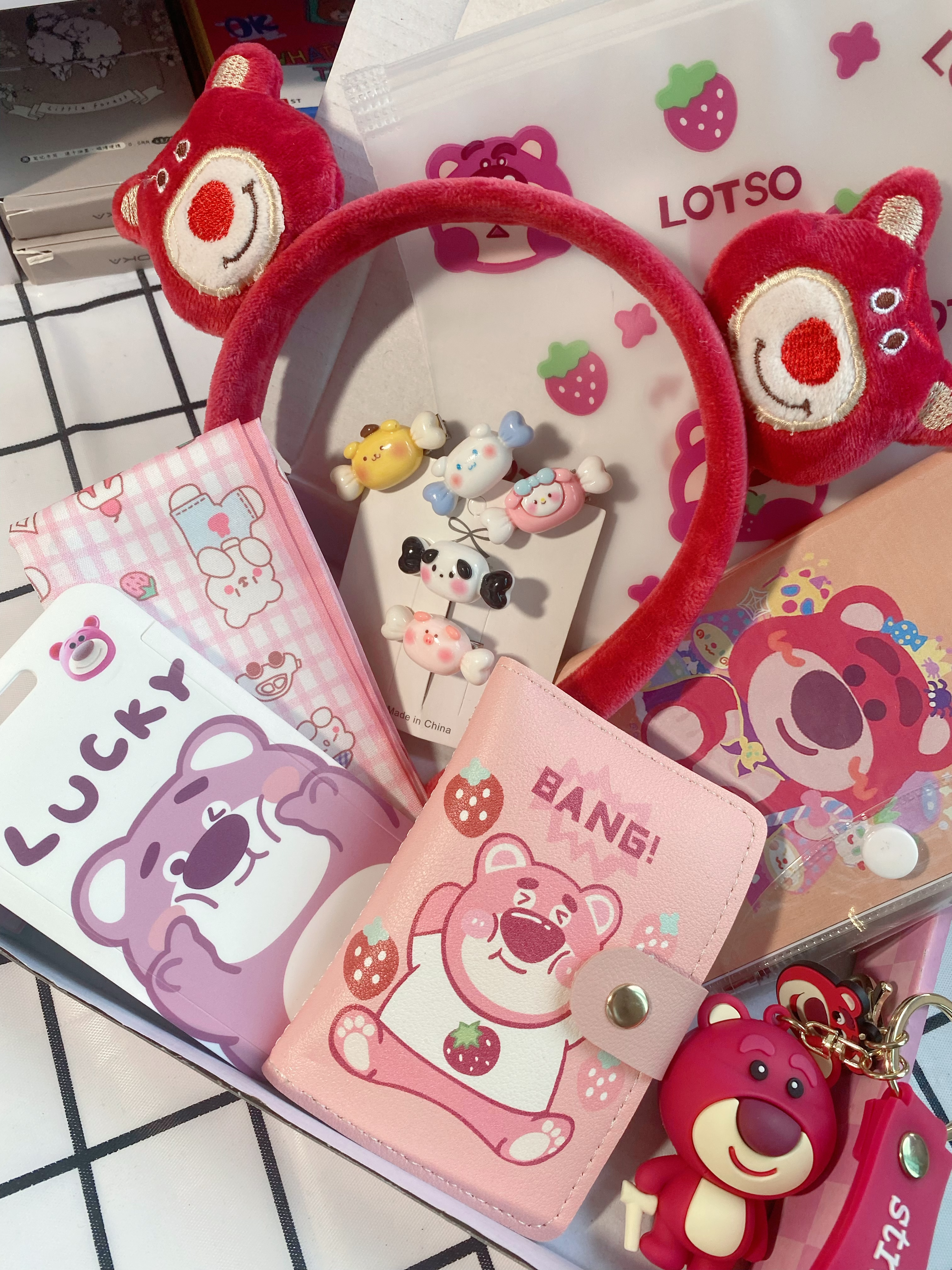 Hộp quà tặng Gấu hồng Losto cho bạn gái,em gái,người thương Valentine,8/3,Sinh nhật,Giáng Sinh