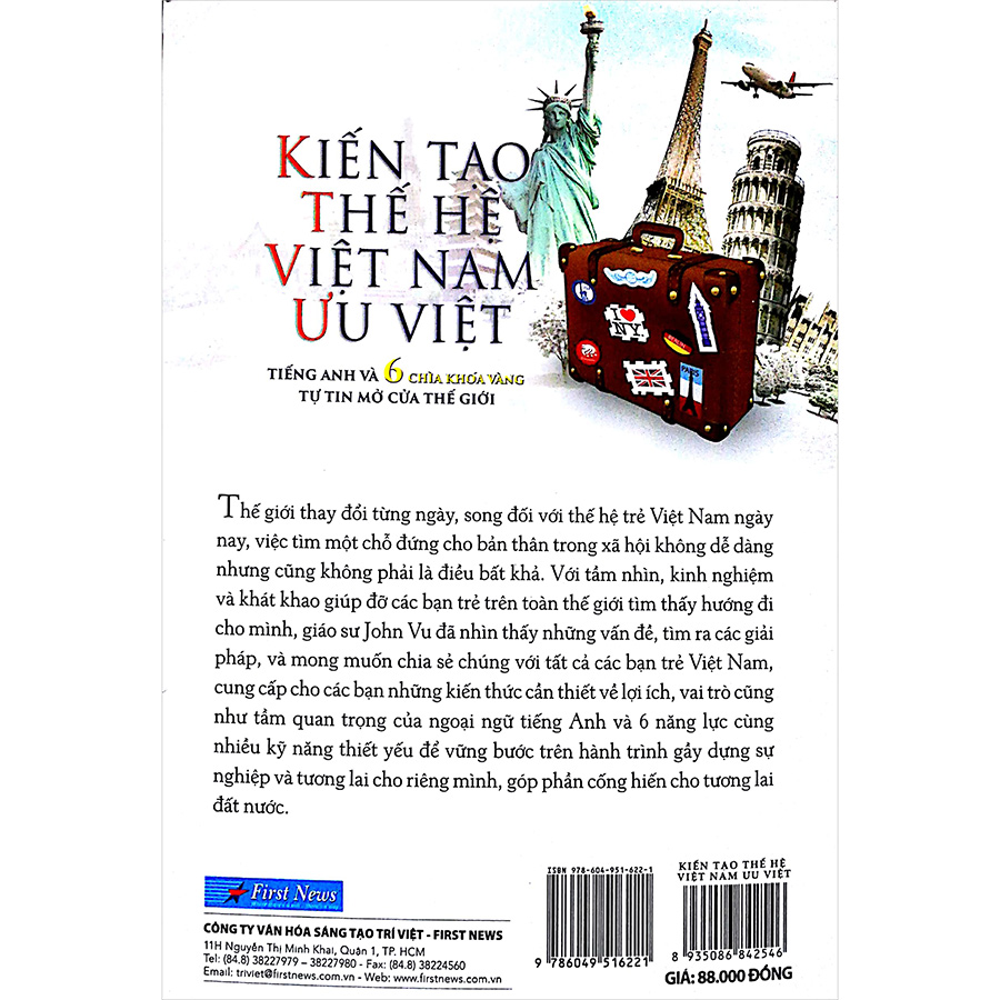 Sách Kiến Tạo Thế Hệ Việt Nam Ưu Việt - John Vu
