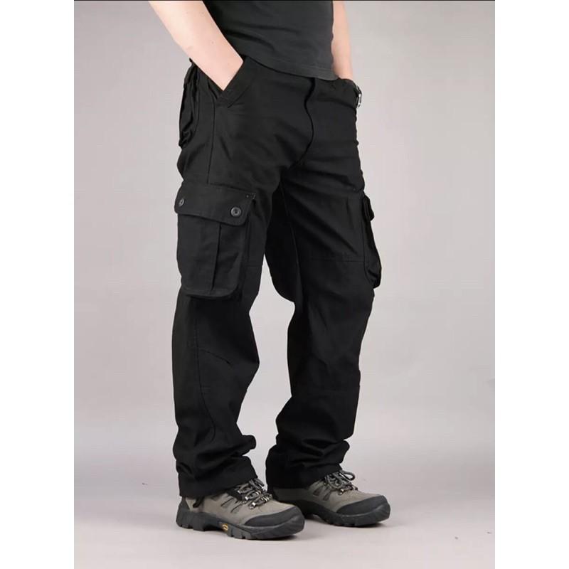 Quần dài kaki nam túi hôp cao cấp