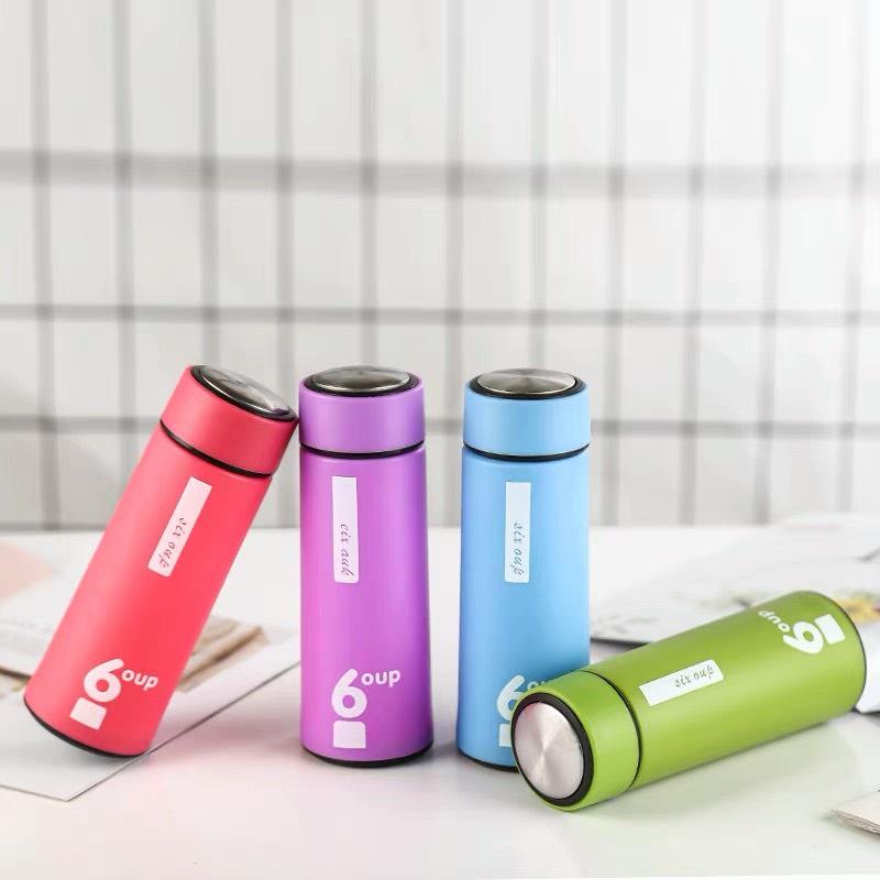 Bình Nước Thủy Tinh 450ml Có Bọc Nhựa Chống Nóng,An Toàn