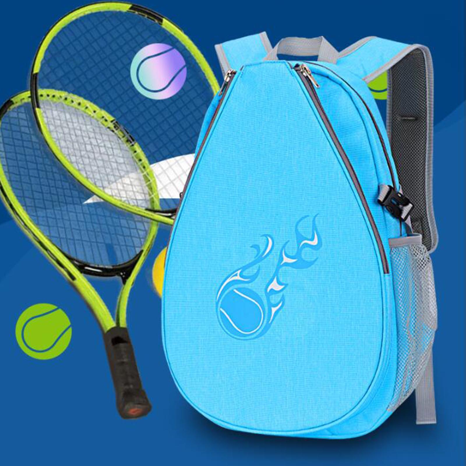 Tennis Backpack Portable Tennis Bag for Tennis Racket, Badminton Racquet Blue