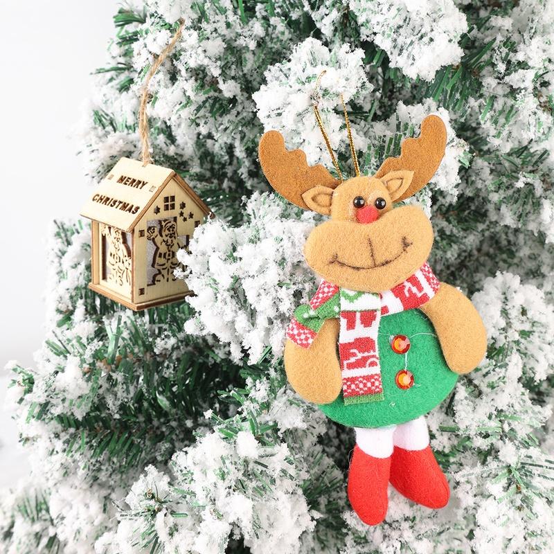 Búp bê trang trí giáng sinh năm mới hình ông già noel/người tuyết/tuần lộc