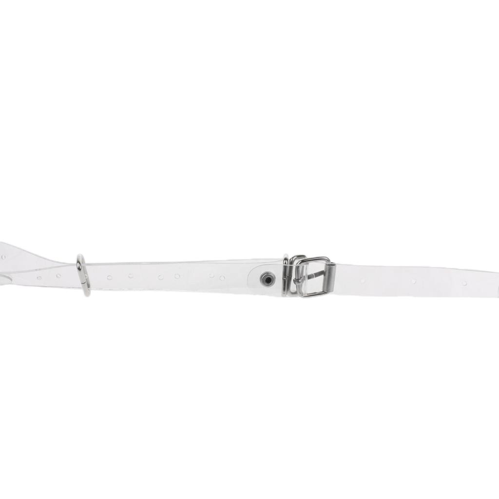 Women PU Leather Adjustable Body Chest Harness Belt Choker Necklace