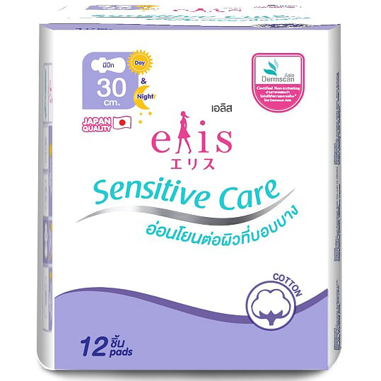 Băng Vệ Sinh Elis Sensitive Care RP 30 cm (12 Miếng / Gói)