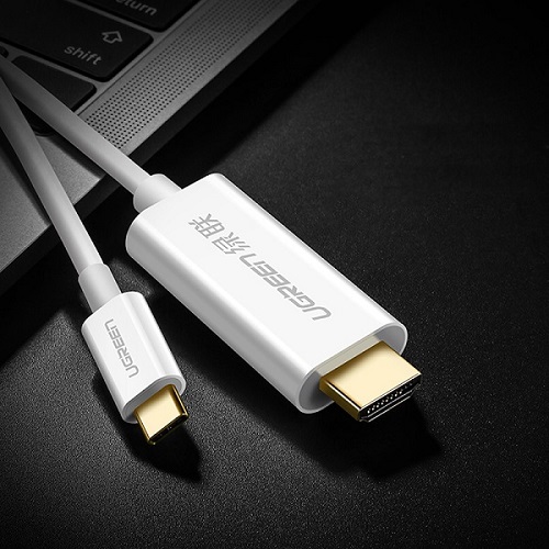 Cáp chuyển đổi USB Type-C to HDMI hỗ trợ 4K, 3D dài 1,5m Ugreen 30841 - hàng chính hãng