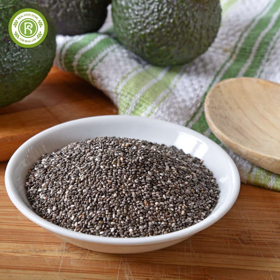 1KG Hạt Chia Đen Hữu Cơ Mỹ Real Food (Chia Seeds Organic)