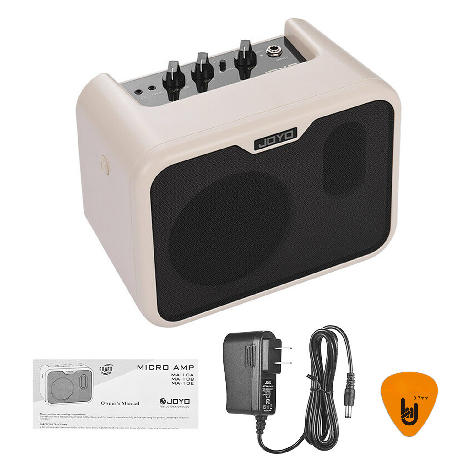 Ampli Khuếch Đại Âm Thanh Cho Đàn Bass Guitar JOYO MA-10B - Kèm Móng Gảy DreamMaker