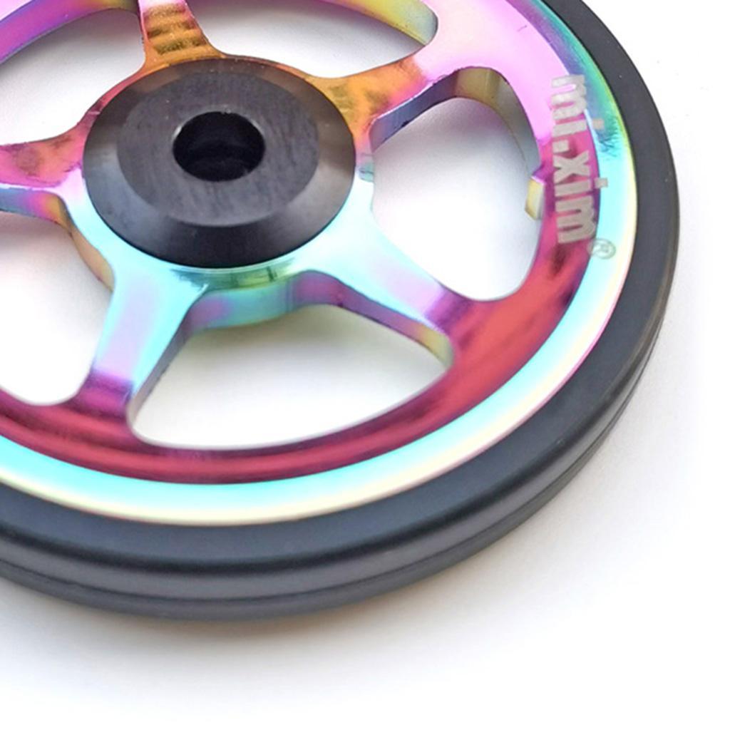 2Pcs Folding Bike Easy Wheel 6CM Easy Wheel For  Carrying Parts