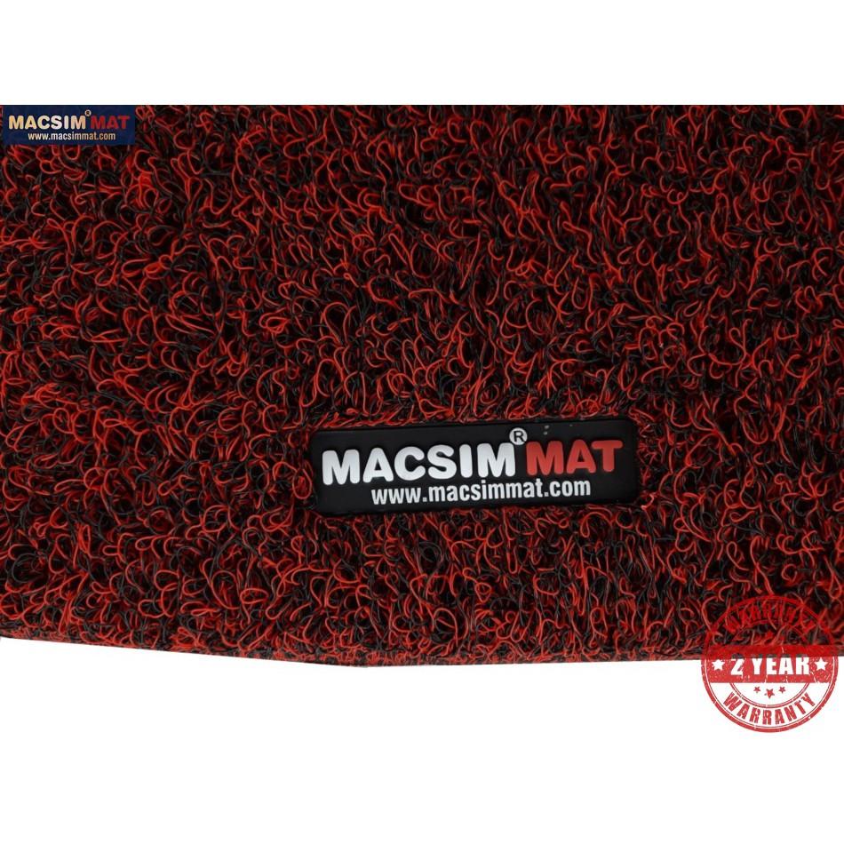 Thảm rối lót sàn ô tô Honda Civic 2018-đến nay Nhãn hiệu Macsim chất liệu nhựa rối cao cấp-màu đỏ