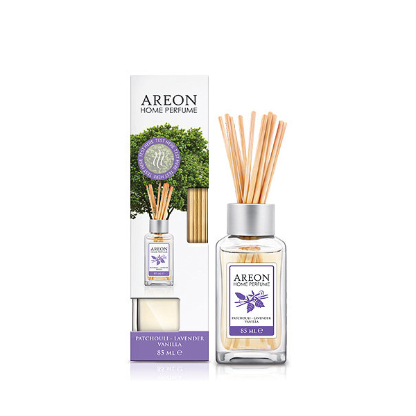 Nước hoa gia đình, văn phòng, khách sạn AREON Home Patchouli Lavender Vanilla (NHẬP KHẨU BULGARIA)