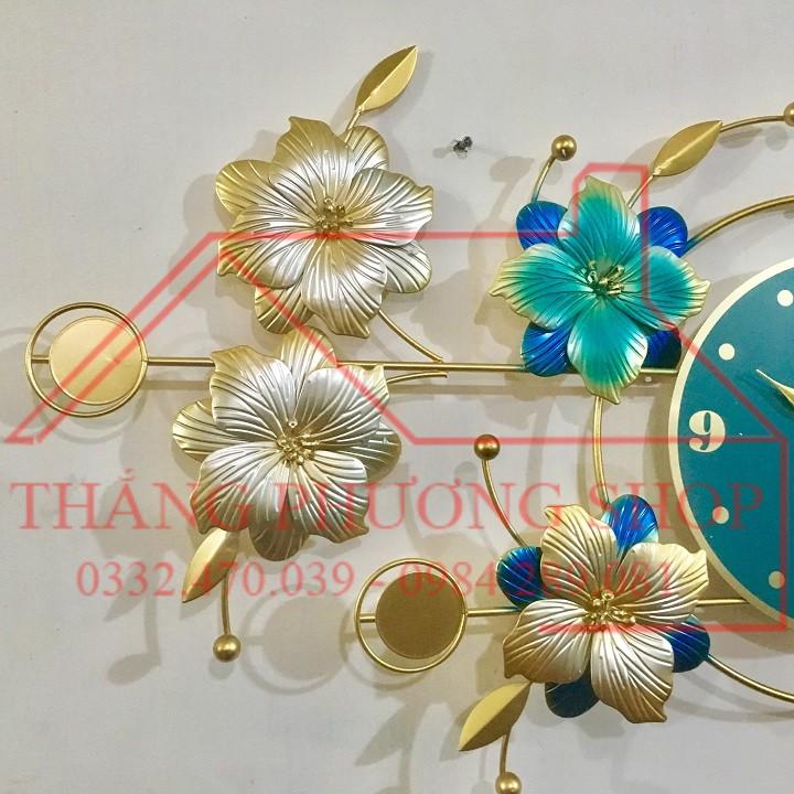 Đồng Hồ Treo Tường Trang Trí Hoa Cỏ Mùa Xuân TP-062