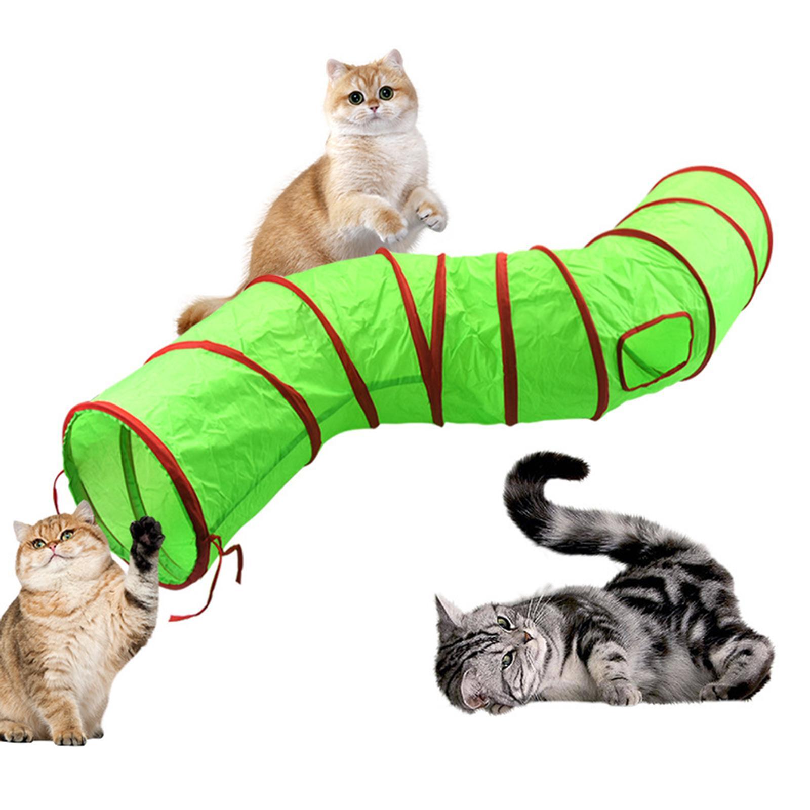 Cat Tube Tunnel Durable Collapsible Play Tunnel Dogs for Game Hamster Kitten