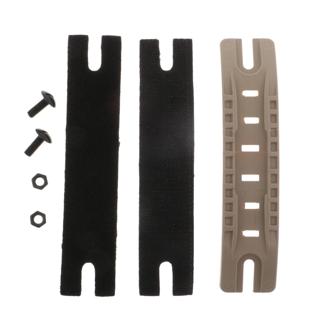 Tactical Helmet Side Rails Helmet Guide Rail Helmet Rail Mount Kit Compatible with MICH 2000 Helmet M88, Fast, ARC
