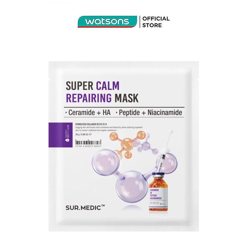 Mặt Nạ Sur.Medic+ Phục Hồi - Làm Dịu Cấp Tốc Super Calm Repairing Mask 28g