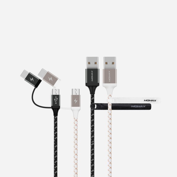 Cáp sạc 2 trong 1 Zero - Hàng chính hãng MOMAX