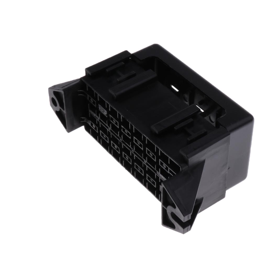 Car Motorcycle Electric Cars 14 Way Medium Relay Fuse Box Holder Assembly With Terminals