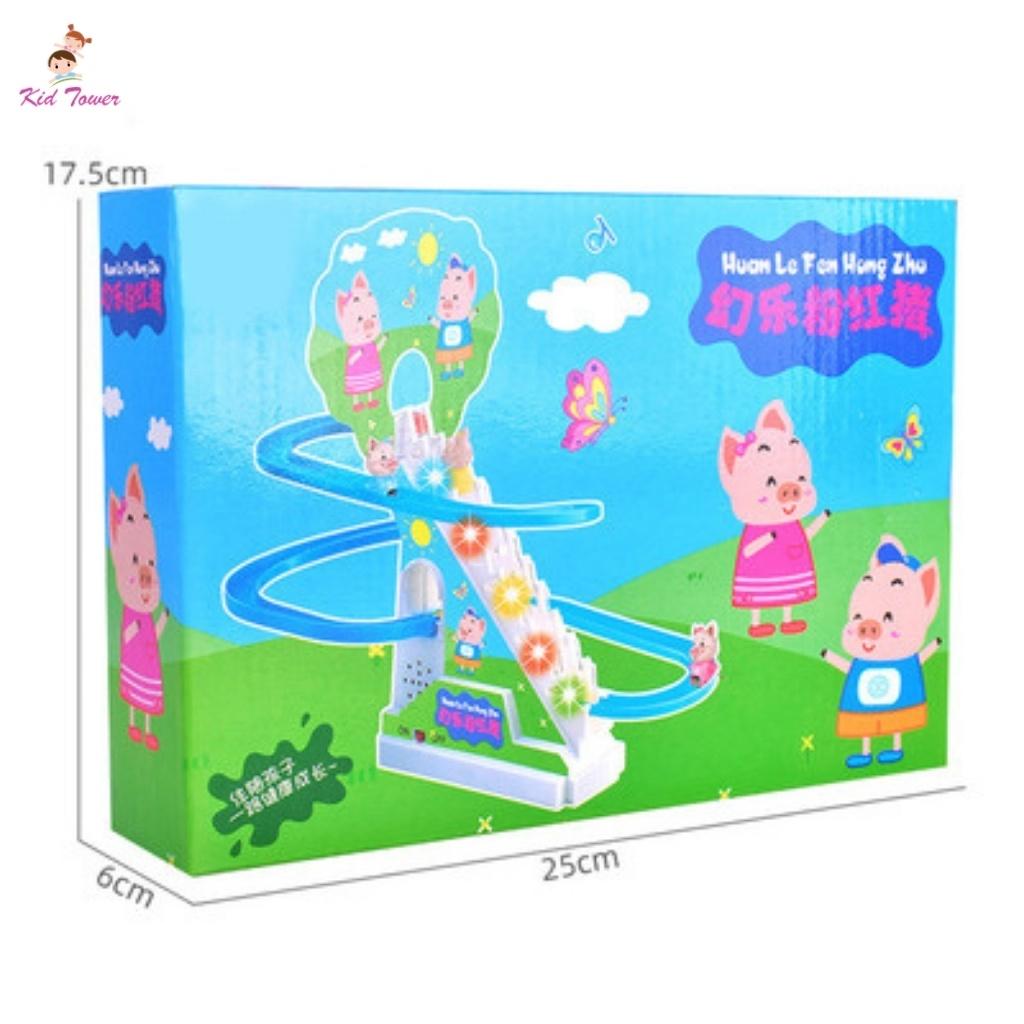 Heo peppa leo cầu thang đồ chơi gia đình cực vui nhộn