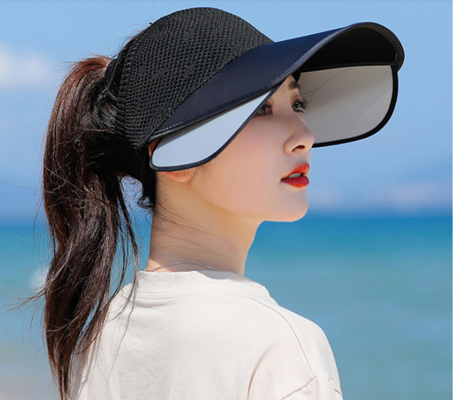 mũ rộng vành chống nắng chống uv vành điều chỉnh 360 độ, nón chống nắng nữ cao cấp