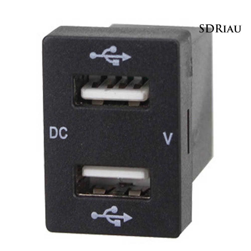 Tẩu Sạc Usb Kép Hiển Thị Điện Áp Cho Xe Hơi Toyota Corolla Ralink