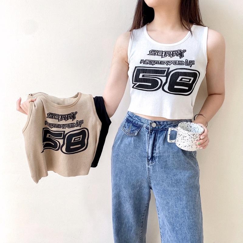 Áo croptop số 58 72a10 by germe