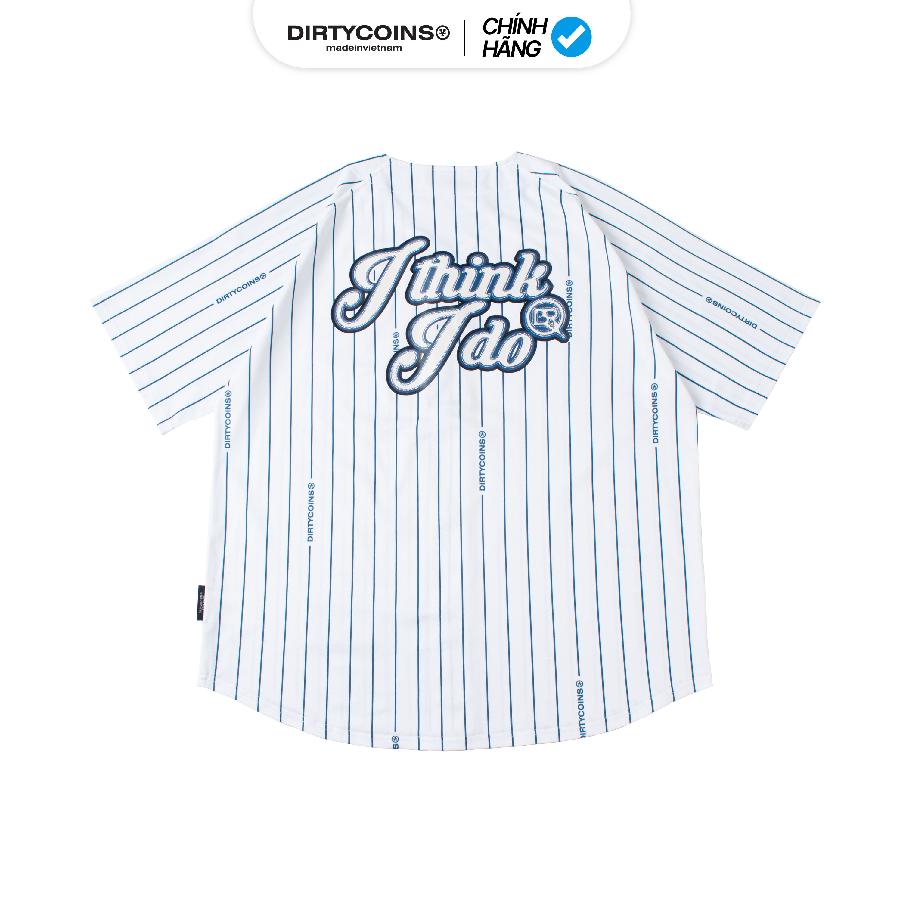 Áo Thun [Dirtycoins x B Ray] Striped Jersey Shirt - White