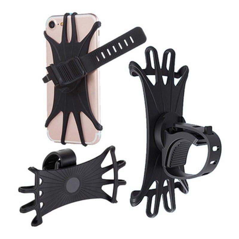 Silicone Scooter Phone Holder for iPhone Samsung Xiaomi Huawei Cell Phone Mobile Motocycle Bicycle Mobile Phone holder
