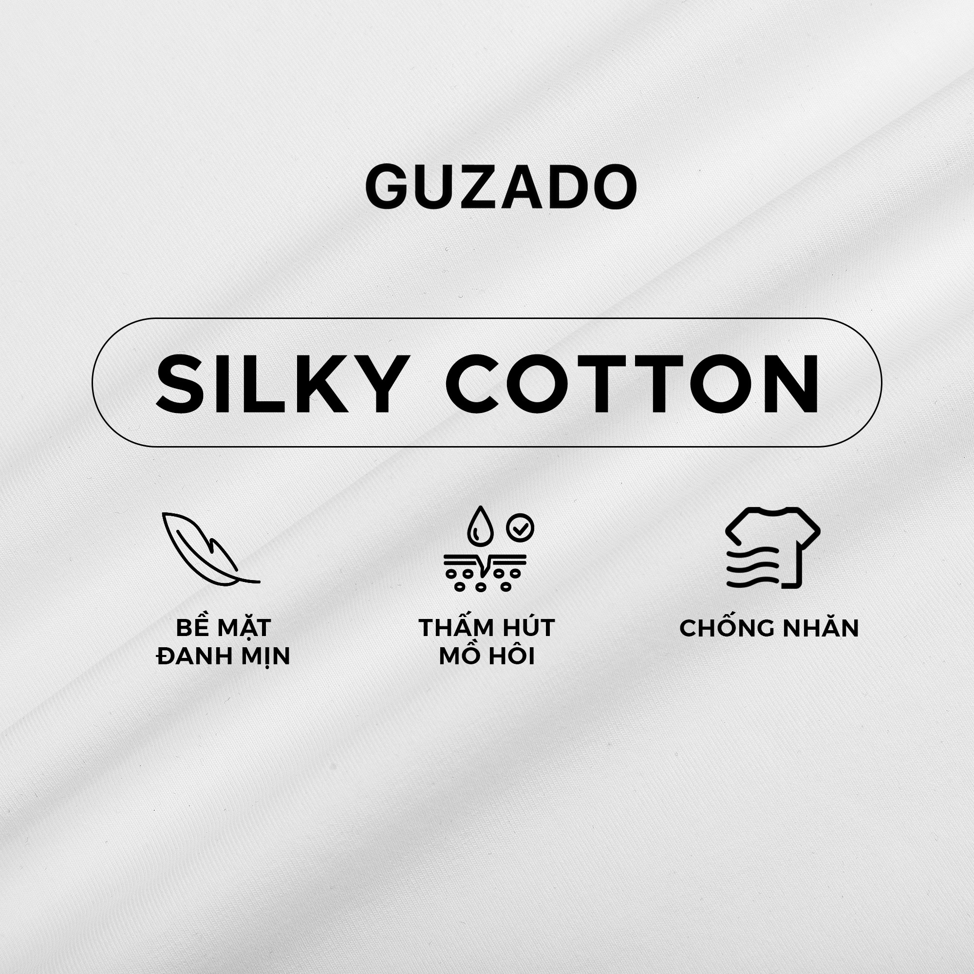 FREE SHIP Áo Thun nam cao cấp GUZADO [GTS01], Áo Phông Cotton Thấm Hút Cực Tốt, Co Giãn Thoải Mái, Mẫu Hot 2021