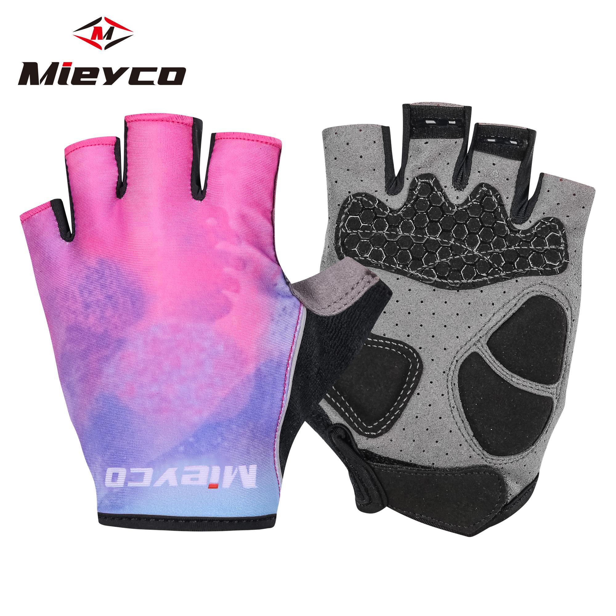 Mieyco Mtb Xe Đạp Người Găng Tay Xe Đạp Tập Gym Xe Máy Fingerless Gloves Cắm Trại Phụ Kiện Xe Đạp Đi Găng Tay Thể Thao Nữ