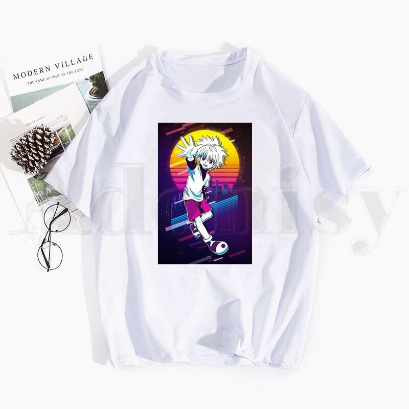 Áo thun Hunter X Hunter Killua Zoldyck Baka Anime Japan hots Spring giá rẻ