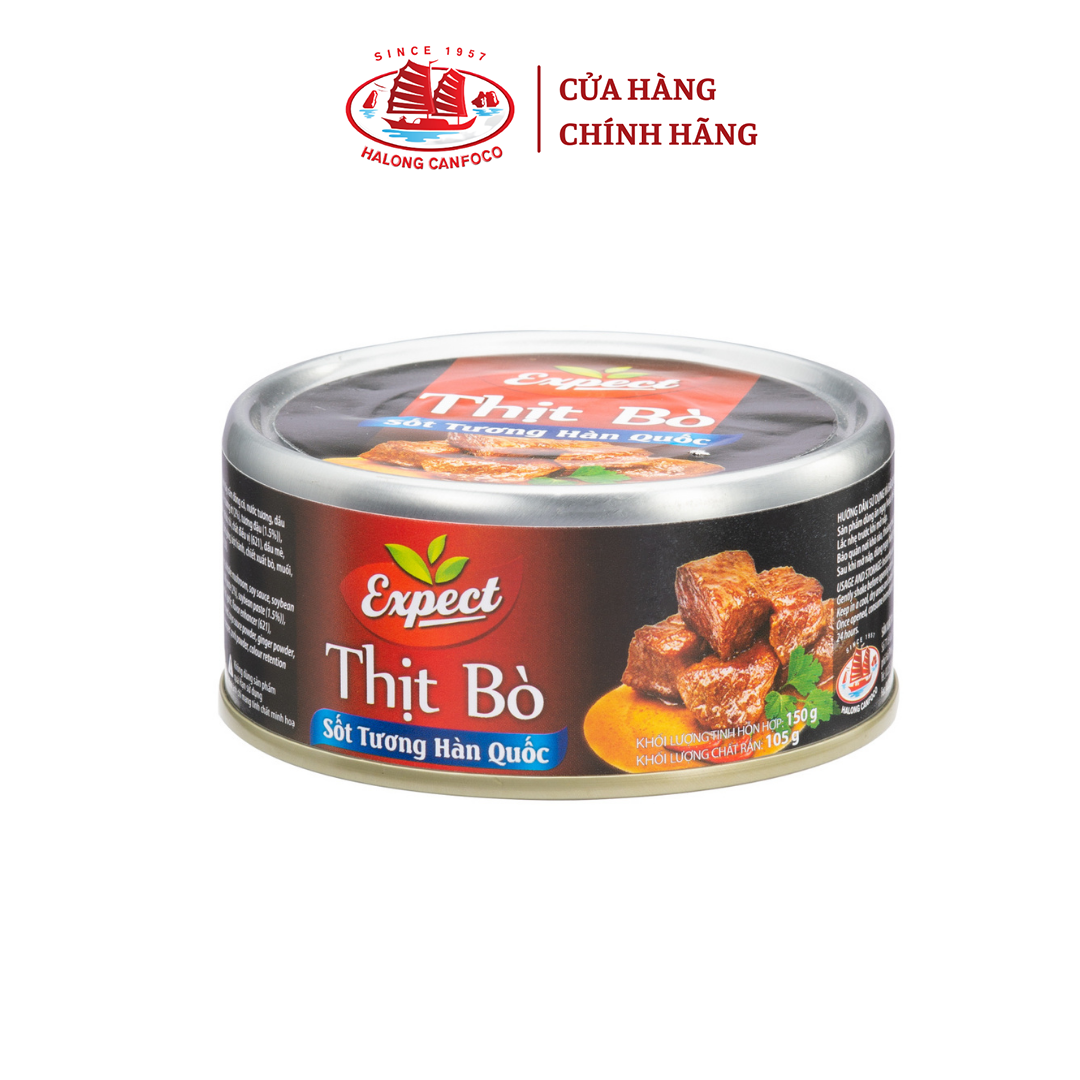 Bò sốt tương Hàn Quốc Expect - 150g - Đồ Hộp Hạ Long (DATE 12/2024)