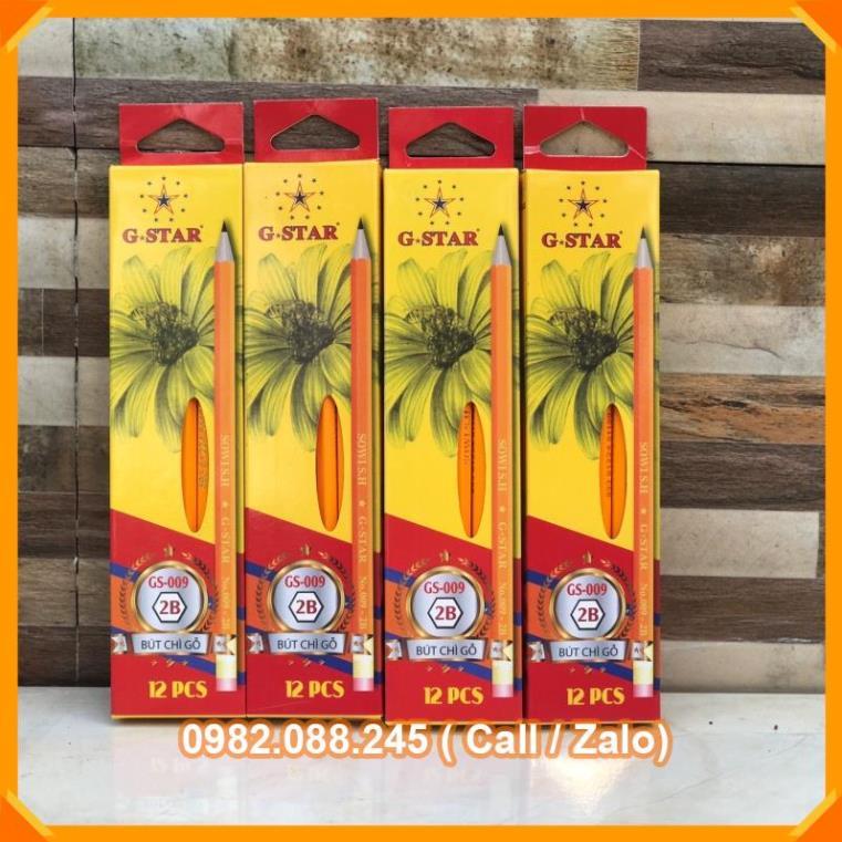 Bút Chì Gỗ 2B Gstar - hộp 12 cây