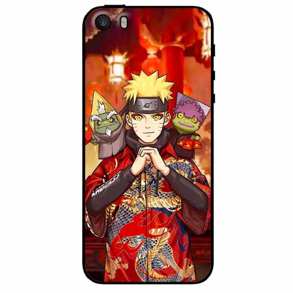 Ốp lưng dành cho Iphone 5/5s/5se mẫu Naruto Áo Đỏ