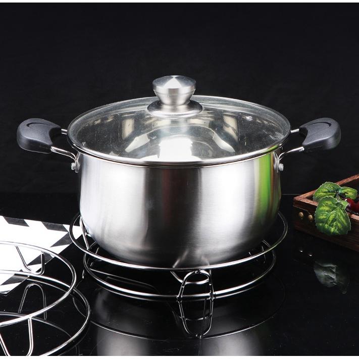 RẾ LÓT NỒI - GIÁ INOX ĐỂ NỒI CHỐNG NÓNG HÌNH NGÔI SAO TIỆN DỤNG CHO NHÀ BẾP