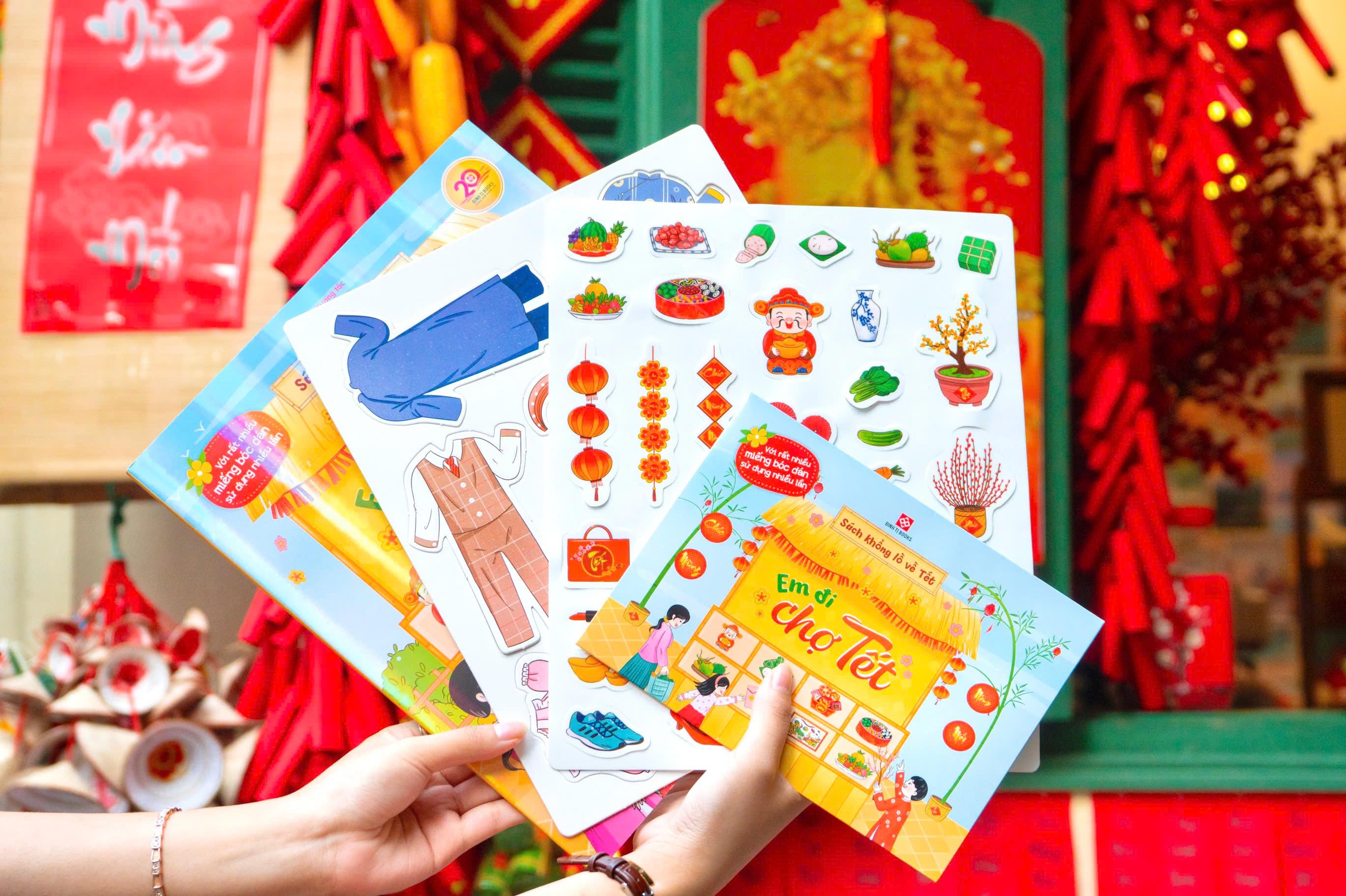 Sách - Sách Khổng Lồ Về Tết - Em Đi Chợ Tết - Bìa Cứng