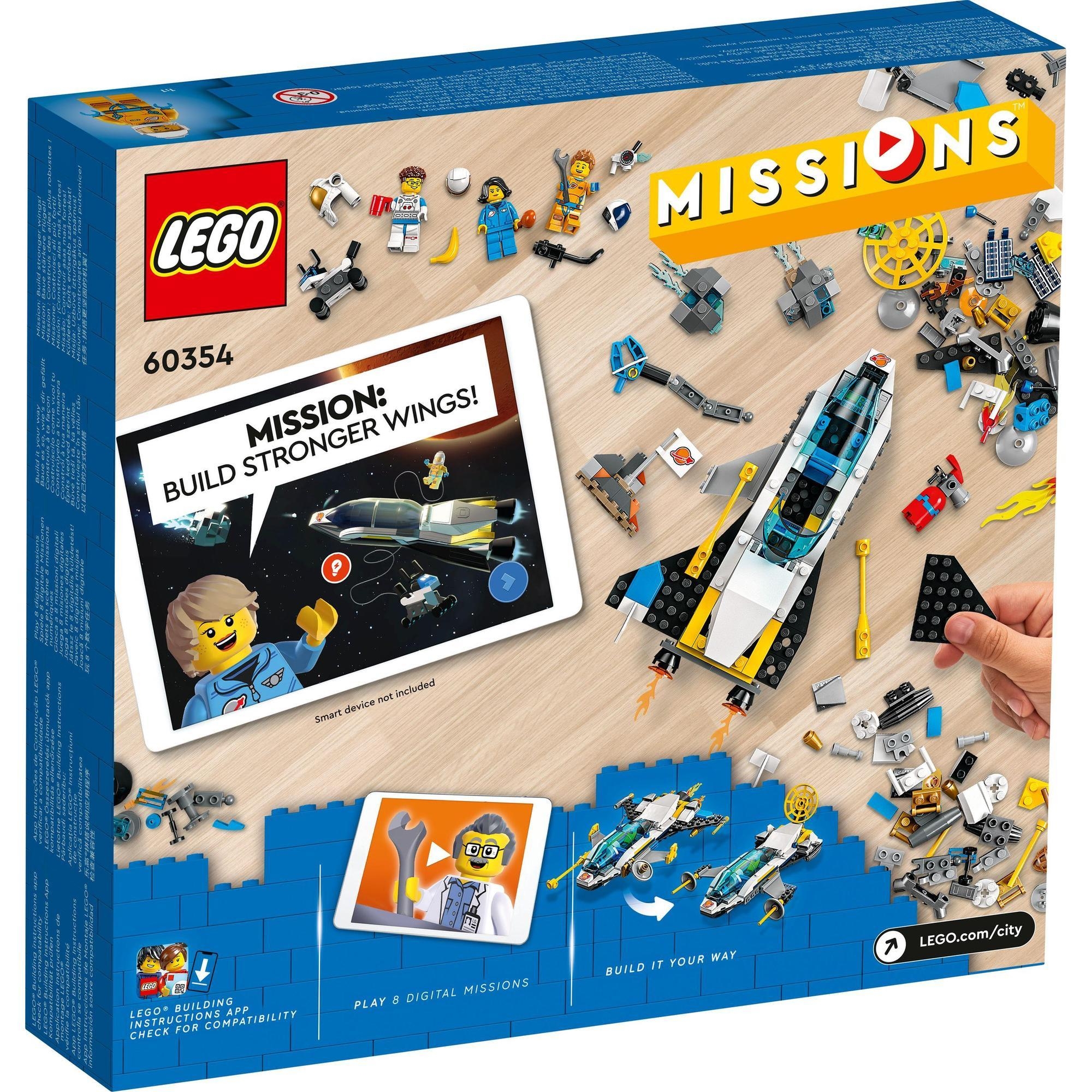 LEGO City 60354 Nhiệm Vụ Thám Hiểm Sao Hỏa (298 chi tiết)