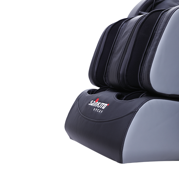 Ghế massage cao cấp Sankito S60-Plus, công nghệ con lăn massage đa diểm 4D, nhiệt hồng ngoại tiên tiến