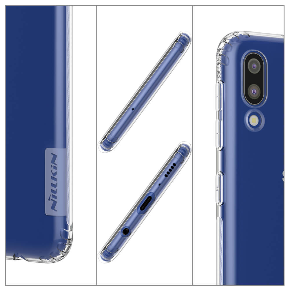 Ốp lưng cho Samsung Galaxy M20 dẻo trong suốt chính hãng Nillkin Nature - Hàng chính hãng