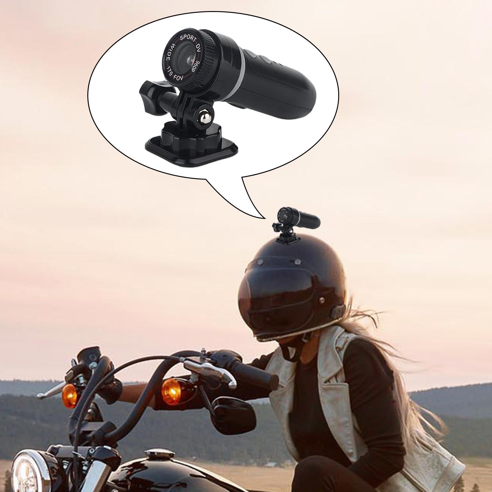Motorcycle Camera, Sport DV Camera, Portable 170 Degree Wide Angle 960P Resolution Anti Motorbike for Outdoor Sport