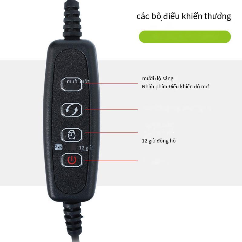 Phong cách mới nhất Amazon đèn trồng hoa bán chạy bốn đầu đèn trồng cây quang phổ đầy đủ mọng nước lấp đầy ánh sáng đèn led clip